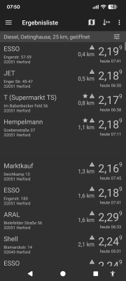 Aktuelle Preise im Umkreis